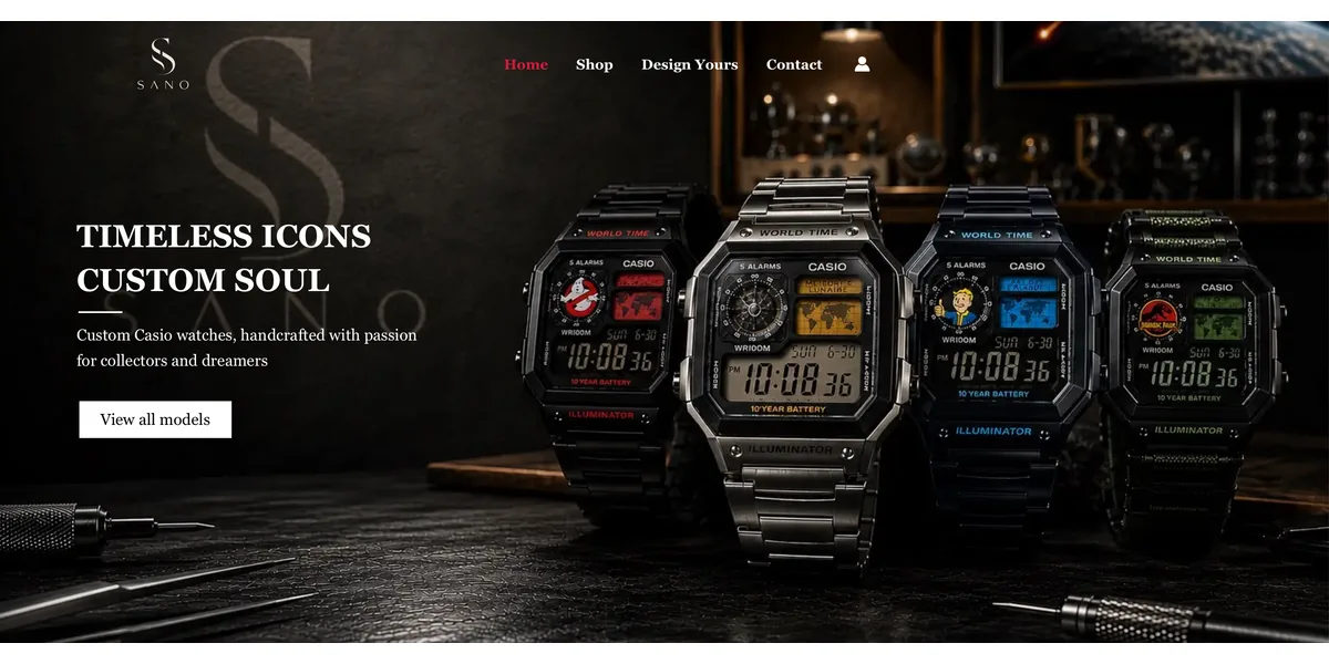 Capture du site By Sano